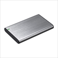 GH-HDCU325A-SV USB3.1 Gen2 2.5ｲﾝﾁHDD/SSD外付ｹｰｽ ｼﾙﾊﾞｰ