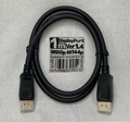 DisplayPortケーブル 1m Ver1．4 ☆2個まで￥300ネコポス対応可能！