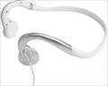 FS-NGBP4545WH（白） ■音楽を聴きながらでも、周囲の音が聞こえる  有線式骨伝導ながらホン