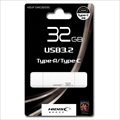HDUF134C32G3C USB3.2 Gen2 Type-C メモリ Type-Aコネクタ搭載　☆6個まで￥300ネコポス対応可能！