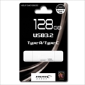 HDUF134C128G3C USB3.2 Gen2 Type-C メモリ Type-Aコネクタ搭載　☆6個まで￥300ネコポス対応可能！