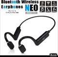 Bluetoothワイヤレスイヤホン HRN-568 耳をふさがないオープンイヤー式の次世代型空気伝導イヤホン ！