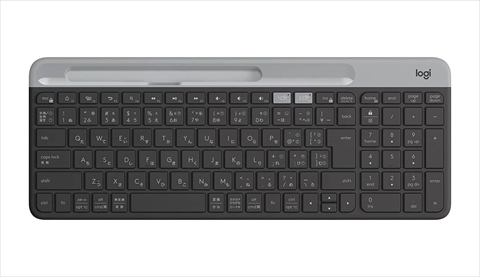 K580GR Slim Multi-Device Wireless Keyboard グラファイト