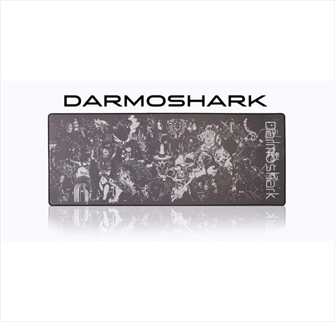 Darmoshark PAD-2 大型マウスパッド デスクマット XLサイズ 900×350mm