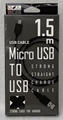 GRK-MUS15K MicroUSB ストロングケーブル 1．5m ☆2個まで￥300ネコポス対応可能！