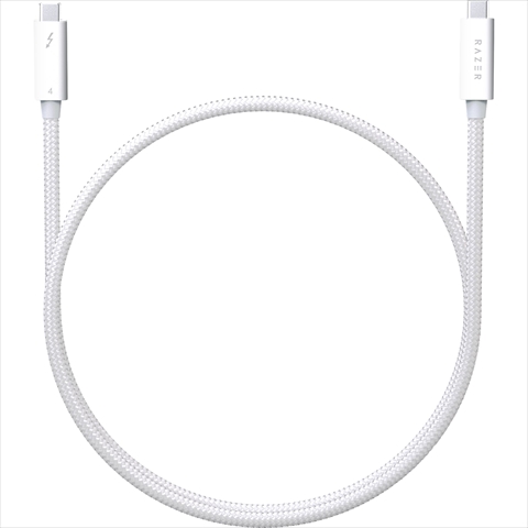 Thunderbolt 4 Cable White (0．8m) RC21-01860200-R3M1