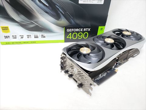 [保証確認] ZTRTX4090AMPEXAIRO/ZT-D40900B-10P ZOTAC GAMING GeForce RTX 4090 AMP Extreme AIRO 各サイトで併売につき売切れのさいはご容赦願います。