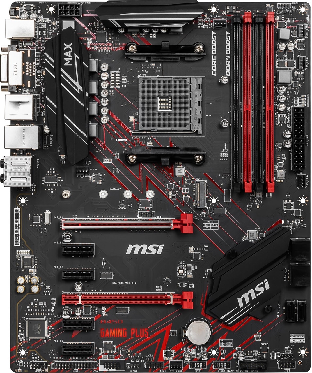 Msi b450 gaming plus max совместимость