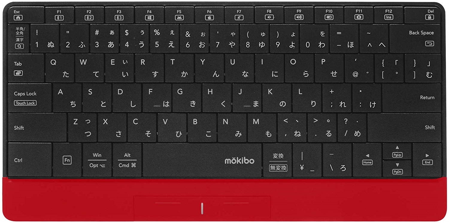 Mkb316 Rd Mokibo タッチパッド内蔵 Bluetooth ワイヤレスキーボード キーボード 入力機器 Pcパーツと自作 パソコン 組み立てパソコンの専門店 1 S Pcワンズ