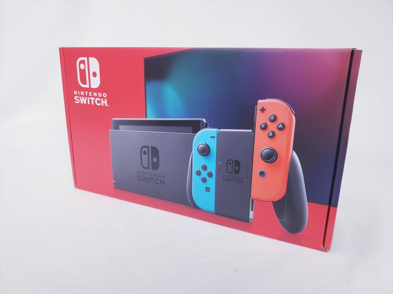 Nintendo Switch JOY-CON(L) ネオンブルー、ネオンレッドの+belloprint.com