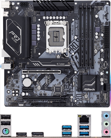 B660M Pro RS | MicroATX | Intel LGA1700 | マザーボード | PCパーツ