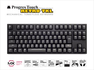 AS-KBPD91/LRBKN 赤軸 ProgresTouch RETRO TKL 日本語配列