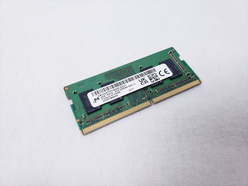 PC4-19200(DDR4 2400) 260Pin S.O.DIMM 4GB 各サイトで併売につき売切れのさいはご容赦願います。 | 260pin  DDR4 SO-DIMM | ノート用メモリ | PCパーツと自作パソコン・組み立てパソコンの専門店 | 1's PCワンズ