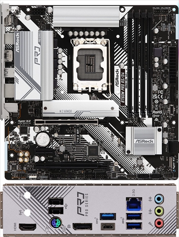B760M Pro RS/D4 | MicroATX | Intel LGA1700 | マザーボード | PC