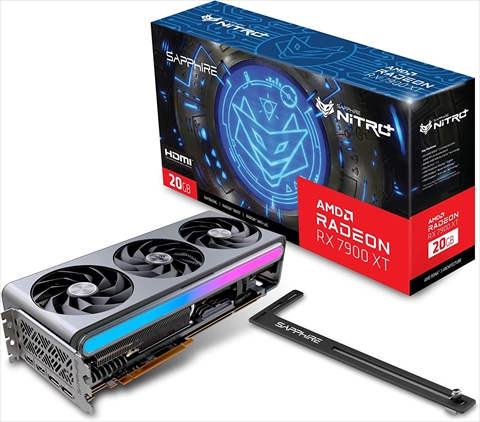 SAP-NITRORX7900XTOCV20GB/11323-01-40G SAPPHIRE NITRO+ RADEON RX 7900 XT GAMING OC VAPOR-X 20GB GDDR6