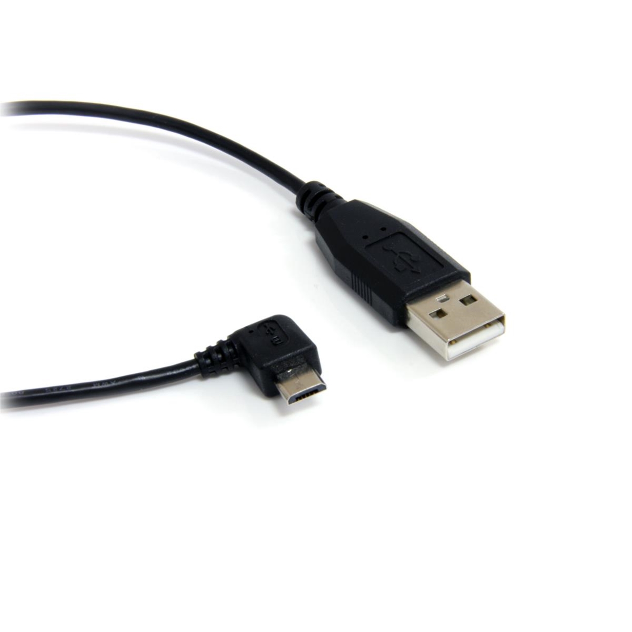 UUSBHAUB1RA 30cm Micro USB変換ケーブル マイクロUSB右向きL型ケーブル USB A端子 オス－USB Micro ...