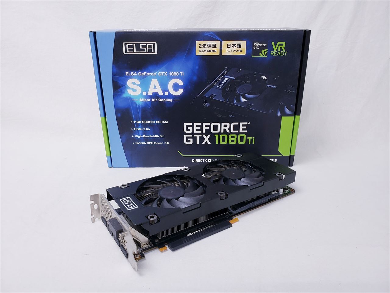 ELSA GeForce GTX1080Ti 11GB S.A.C - PC/タブレット