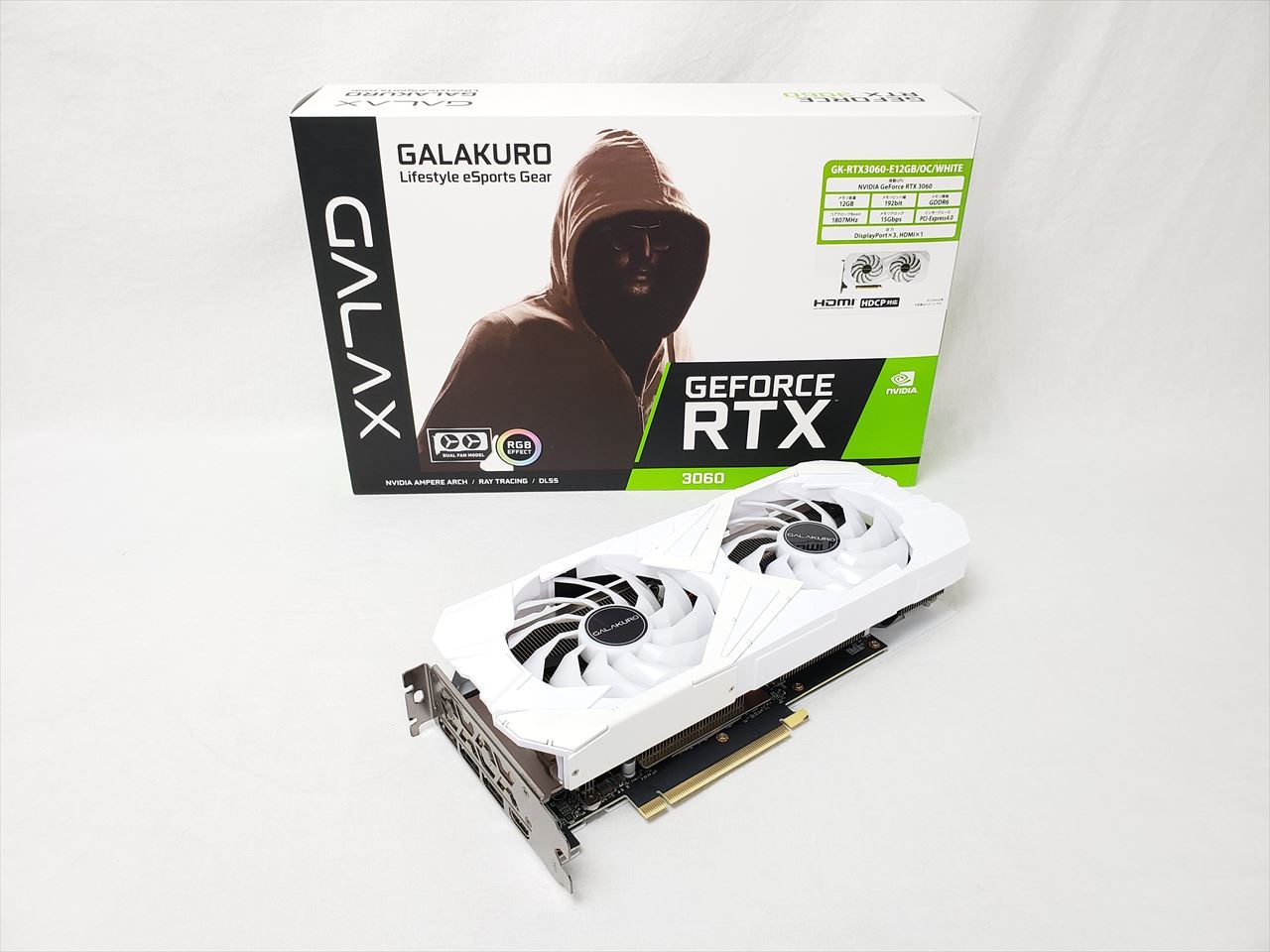 GK-RTX3060-E12GB/OC/WHITE 各サイトで併売につき売切れのさいはご容赦