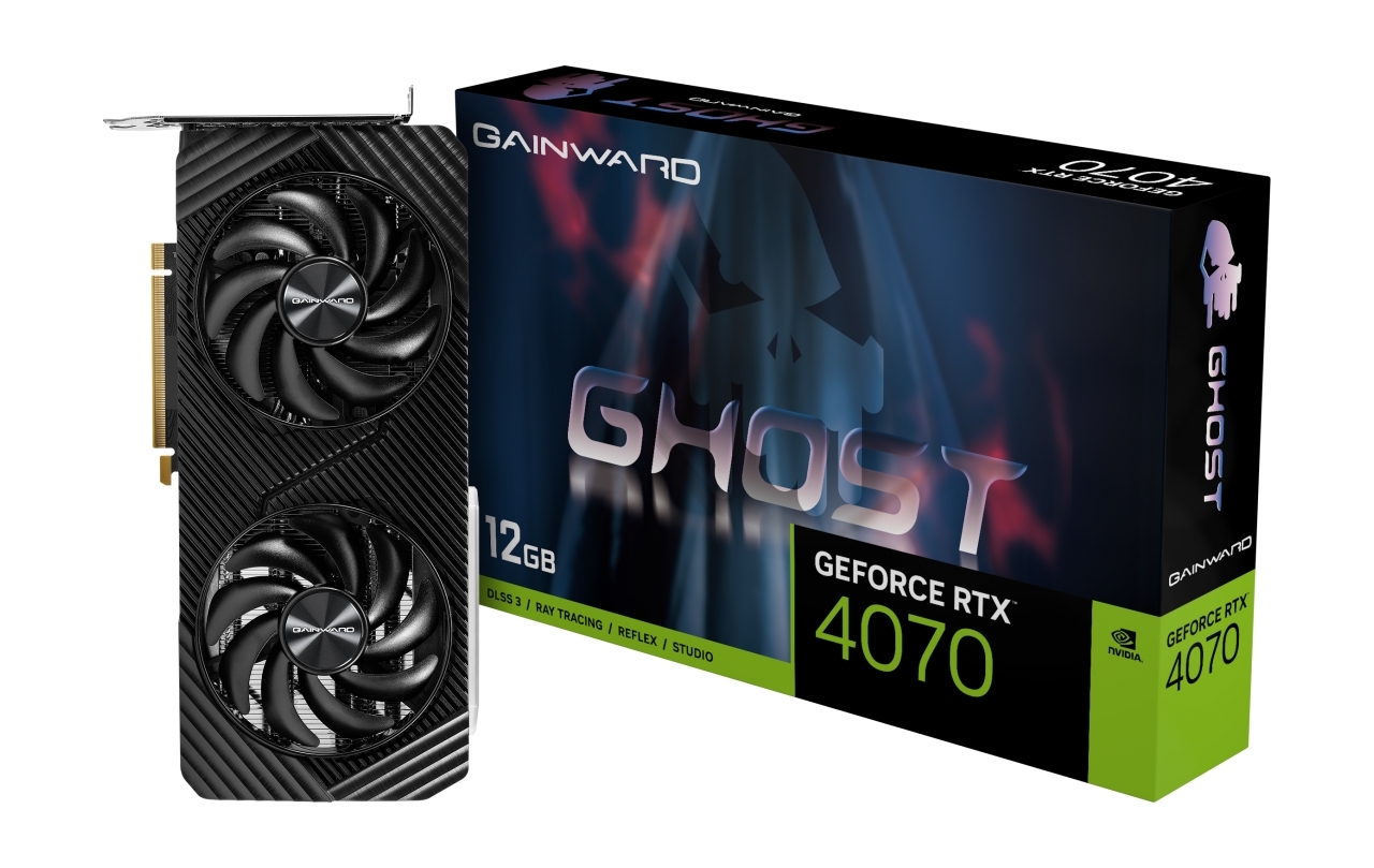 発売モデル GAINWARD RTX4070 GHOST 12GB GDDR6X 192bit 3-DP HDMI