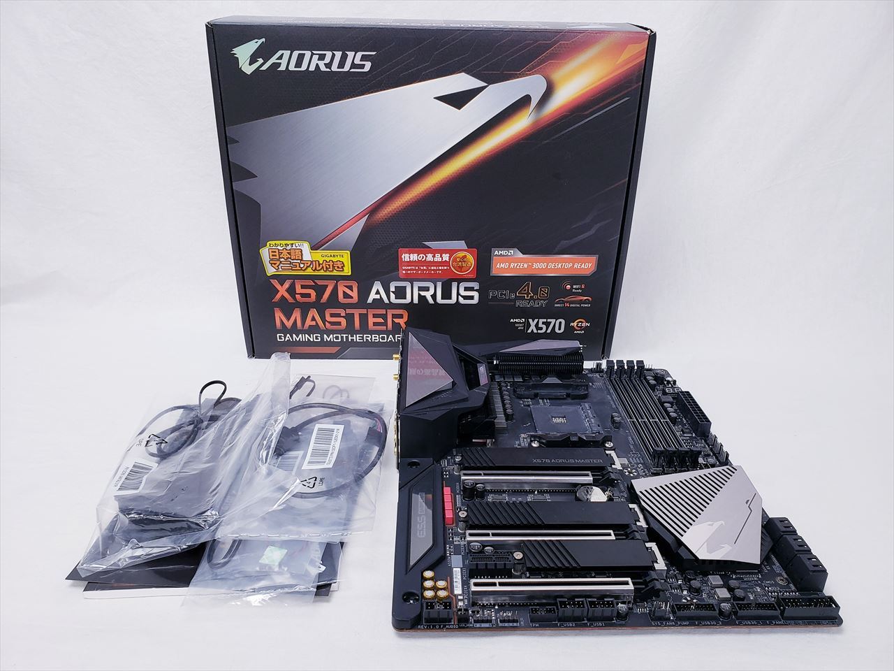 GIGABYTE X570 AORUS MASTER ATX マザーボード AMD X570チップセット