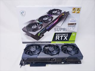 【新品未使用】MSI GeForce RTX 3070 Ti SUPRIM X