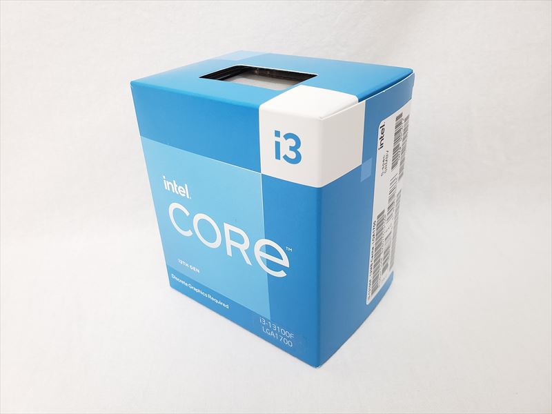 Core i3-13100F BOX (3.4(4.5)GHz/4コア 8スレッド/スマートキャッシュ