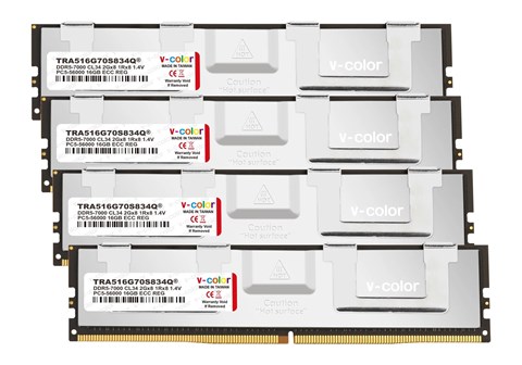 TRA516G70S834Q　「AMD EXPO Technology対応」 DDR5 OC ECC Registered DIMM (AMD TRX50)  ※注！ 本製品はサーバー用のECC Registered DIMMです。一般のパソコンでは動作いたしません。