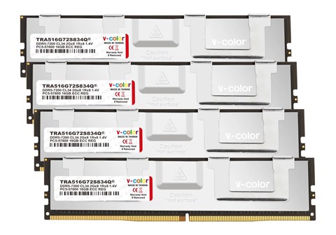 TRA516G72S834Q　「AMD EXPO Technology対応」 DDR5 OC ECC Registered DIMM (AMD TRX50)  ※注！ 本製品はサーバー用のECC Registered DIMMです。一般のパソコンでは動作いたしません。