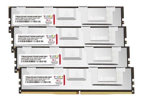 TRA524G70S834R3Q　「AMD EXPO Technology対応」 DDR5 OC ECC Registered DIMM (AMD TRX50)  ※注！ 本製品はサーバー用のECC Registered DIMMです。一般のパソコンでは動作いたしません。