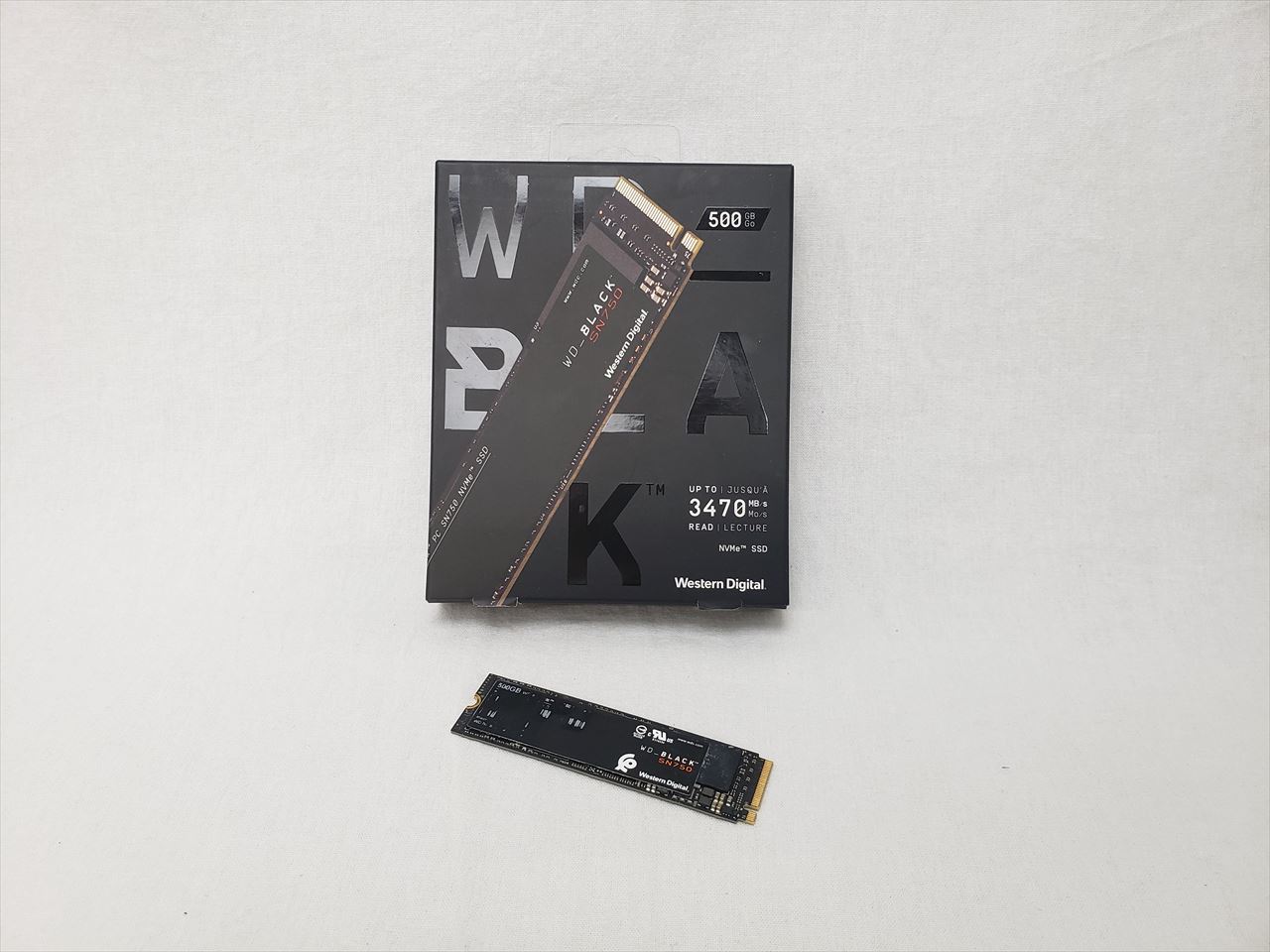 WD SN750 NVMe WDS500G3X0C 500GB SSDPC/タブレット
