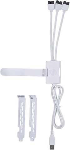 LL-USB2.0 TypeA 1-to-3 HUB WT 