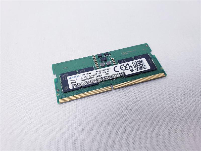 262Pin 5600(PC5-44800) 8GB DDR5 S.O.DIMM 各サイトで併売につき ...