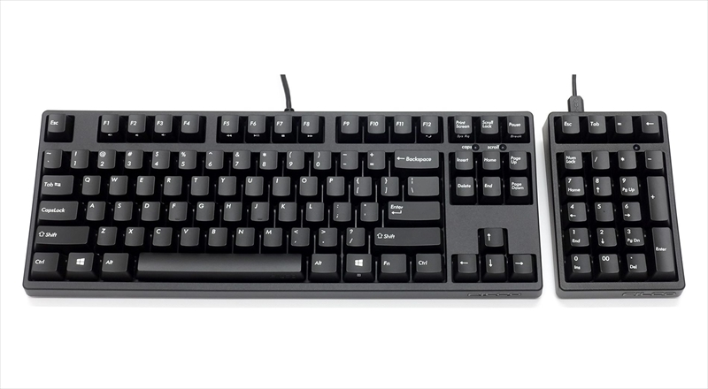 FKBN8722MRL/EB FILCO Majestouch TKSP オフィスセット [テンキーレスKB+TenKeyPad 2 Pro PBT] 英語配列 CHERRY MX 赤軸モデル ブラック