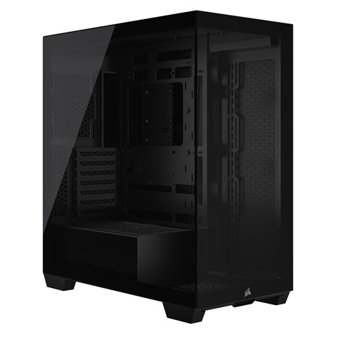 3500X Tempered Glass Mid-Tower -Black- (CC-9011276-WW)