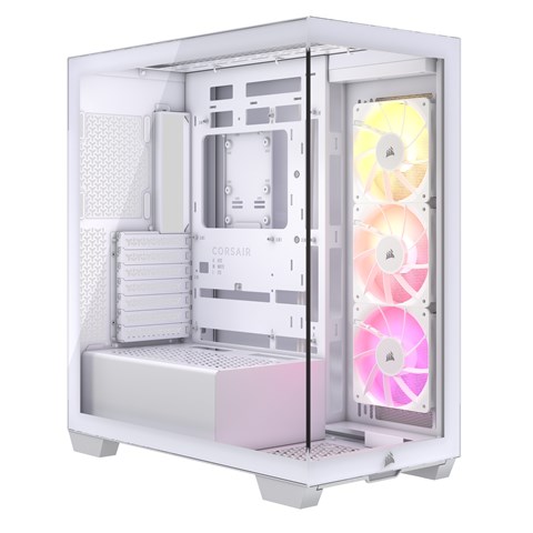 iCUE LINK 3500X RGB Tempered Glass Mid-Tower -White- (CC-9011281-WW)