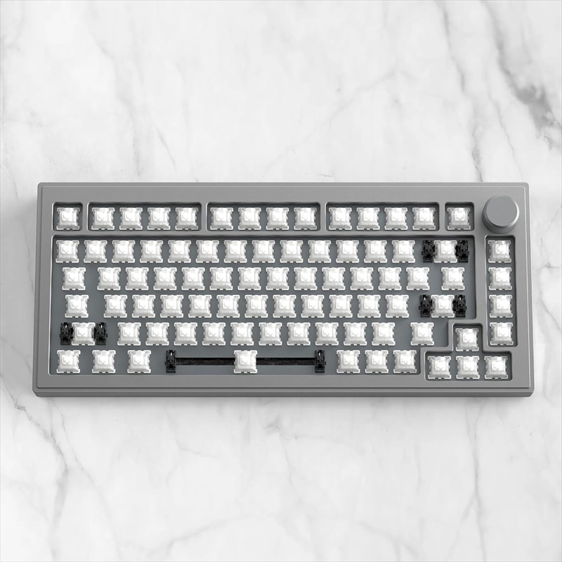 Drunkdeer A75 Barebone SpaceGrey PVD Silver Aluminum A75L-G0MZ