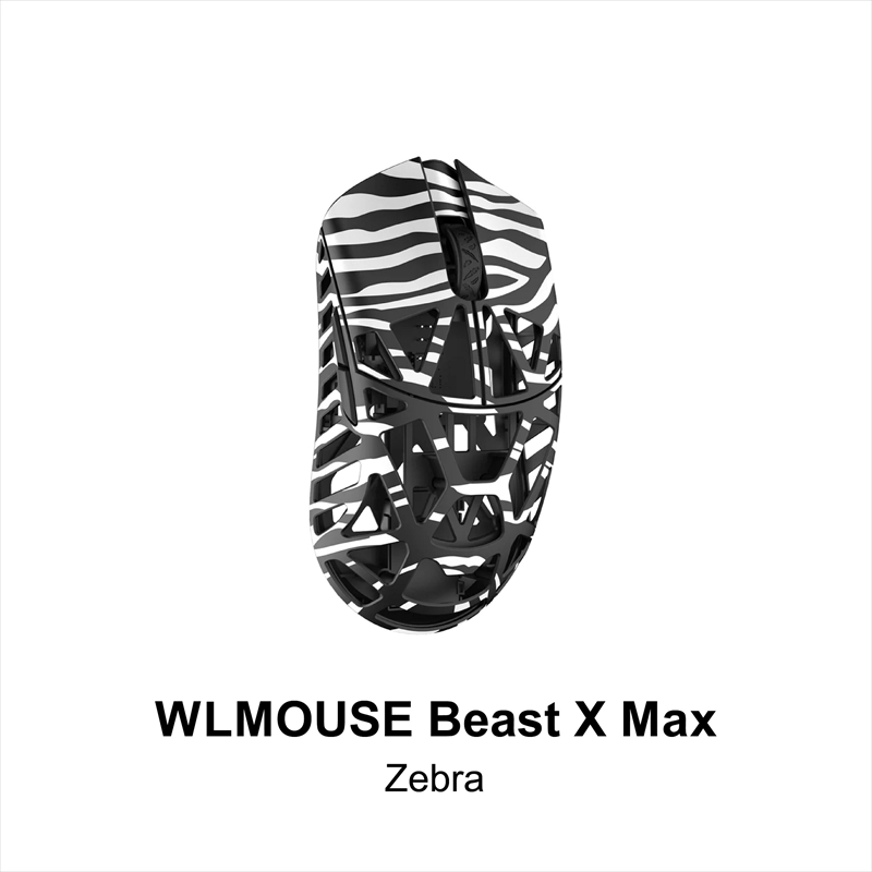 WLMOUSE BEAST X MAX Zebra OMRON Opticals WL-BX-Ma-O-Zebra