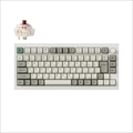 Q1M-P3-JIS Keychron Q1 Max QMK/VIA ワイヤレス カスタム・メカニカルキーボード - RGB - JIS配列（テンキーレス）- シェルホワイト / Gateron Jupiter スイッチ（ホットスワップ）茶軸