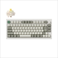 Q1M-P4-JIS Keychron Q1 Max QMK/VIA ワイヤレス カスタム・メカニカルキーボード - RGB - JIS配列（テンキーレス）- シェルホワイト / Gateron Jupiter スイッチ（ホットスワップ）バナナ軸