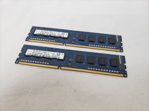 PC3-12800(DDR3 1600) 4GB x2 /バルク 各サイトで併売につき売切れのさいはご容赦願います。