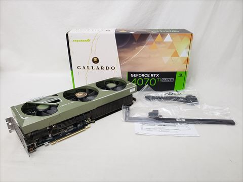 [保証確認] GeForce RTX 4070 Ti Super Gallardo /M-NRTX4070TISG/6RMHPPP-M3589 各サイトで併売につき売切れのさいはご容赦願います。