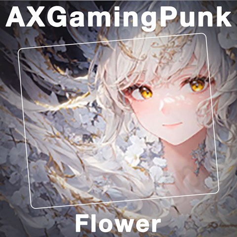 AXGamingpunk glassmouth pad Tai ji V2 flower