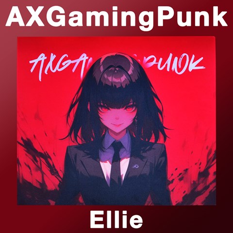 AXGamingpunk glassmouth pad Tai ji V2 Ellie