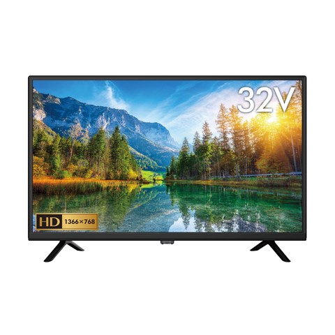 GH-TV32C-BK 32V型 ﾀﾞﾌﾞﾙﾁｭｰﾅｰ 液晶ﾃﾚﾋﾞ ﾌﾞﾗｯｸ