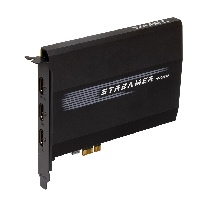 STREAMER-4K60PCIE-CAPTURECARD 1月24日発売