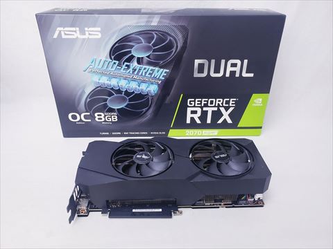 DUAL-RTX2070S-O8G-EVO 各サイトで併売につき売切れのさいはご容赦願います。