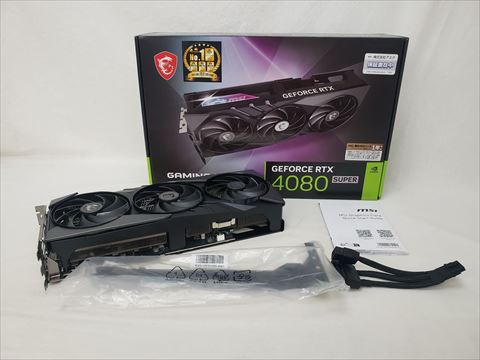 [保証確認] GeForce RTX 4080 SUPER 16G GAMING X SLIM 各サイトで併売につき売切れのさいはご容赦願います。