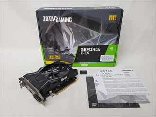 ZTGTX1650-4GBOCGDR6/ZT-T16520F-10L ZOTAC GAMING GeForce GTX 1650 OC GDDR6 各サイトで併売につき売切れのさいはご容赦願います。