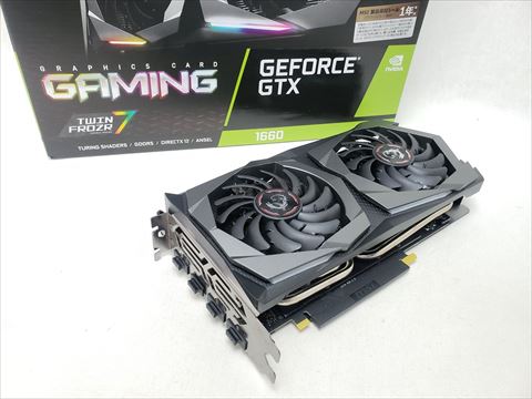 GeForce GTX 1660 GAMING X 6G 各サイトで併売につき売切れのさいはご容赦願います。