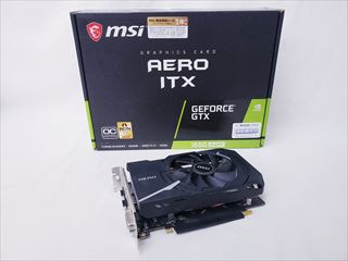 GeForce GTX 1650 SUPER AERO ITX OC 各サイトで併売につき売切れのさいはご容赦願います。